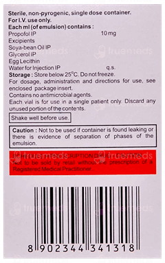 Profol 10 Mg Infusion 50 Ml