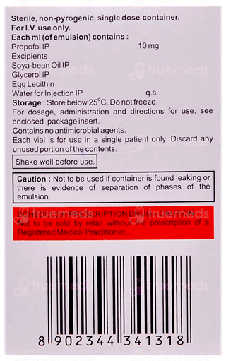 Profol 10 Mg Infusion 50 Ml