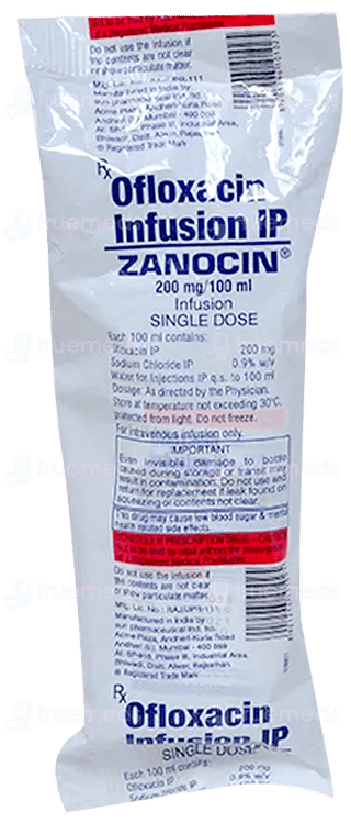 Zanocin Infusion 100Ml