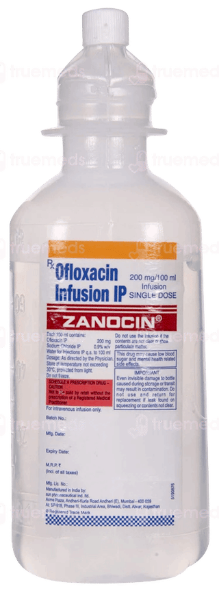 Zanocin Infusion 100Ml