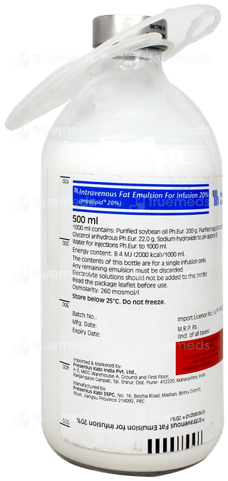 Intralipid 20% Infusion 500Ml
