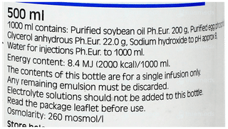 Intralipid 20% Infusion 500Ml
