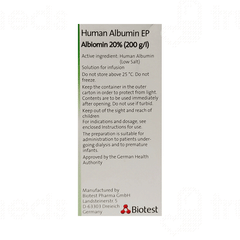 Albiomin 20 % Infusion 100 ML