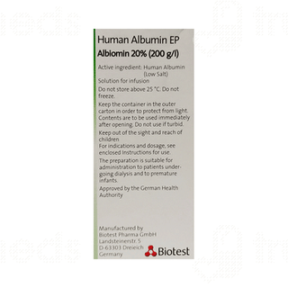 Albiomin 20 % Infusion 100 ML