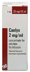 Caelyx 2 Mg Infusion 10 Ml