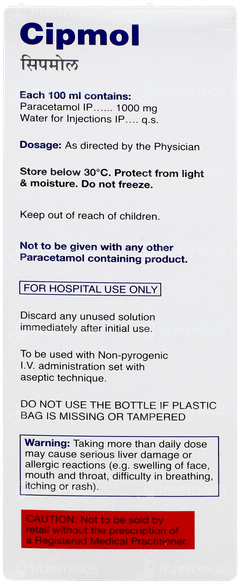 Cipmol Infusion 100ml