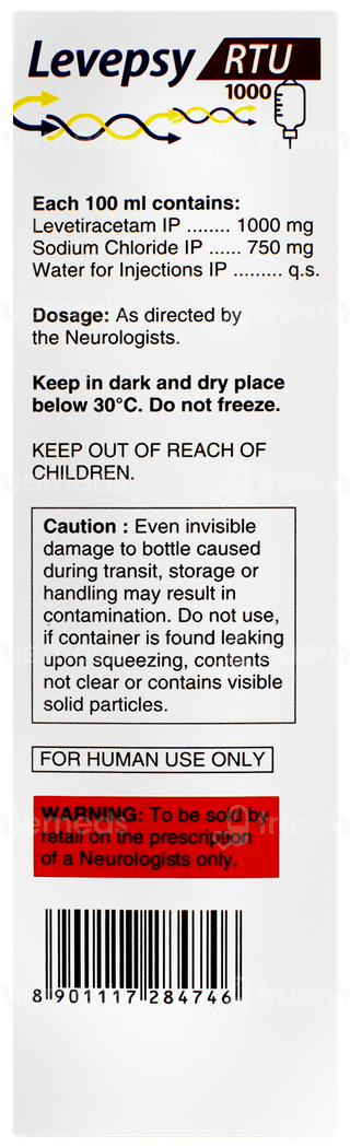 Levepsy Rtu 1000 Infusion 100ml