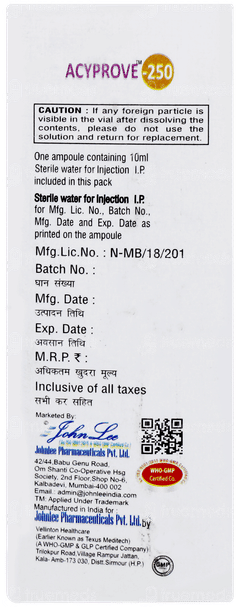 Acyprove 250 Infusion 1