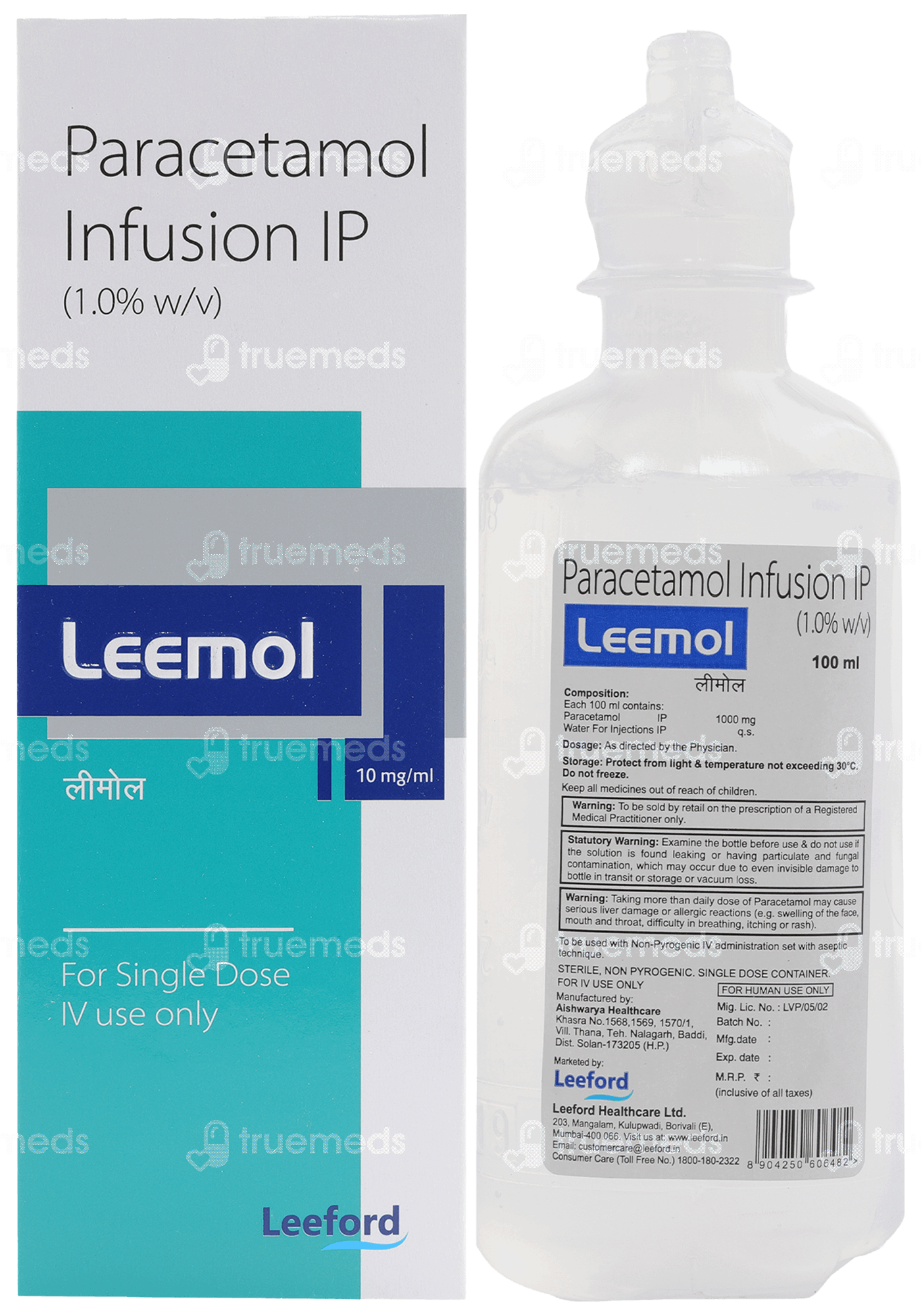 Leemol Infusion 100 Ml - Uses, Side Effects, Dosage, Price | Truemeds