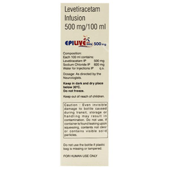 Epilive Premix 500Mg Infusion 100Ml