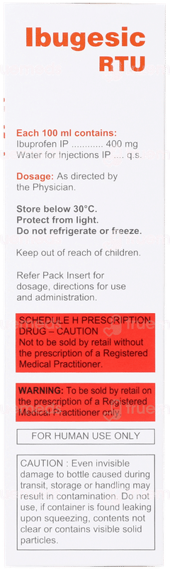 Ibugesic Rtu Infusion 100ml