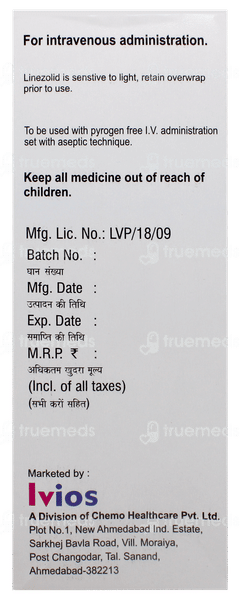 Lizofast Iv Infusion 300ml