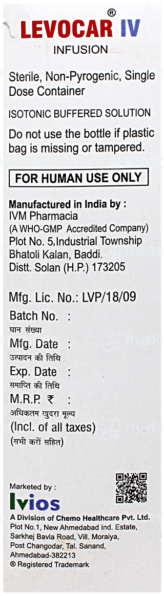 Levocar Iv Infusion 100ml