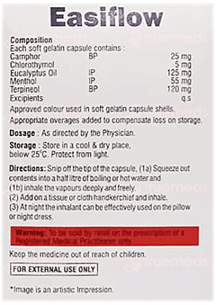 Easiflow Inhalant Capsule 10 Easiflow Inhalant Capsule 10