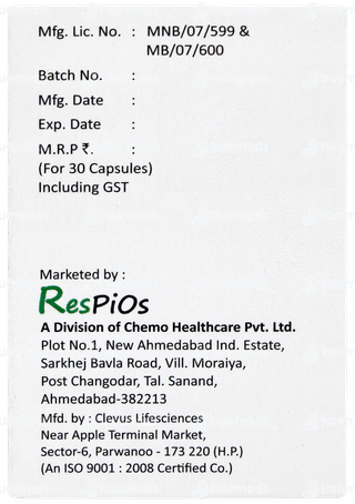 Asmanixt Ff 250 Capsule 30