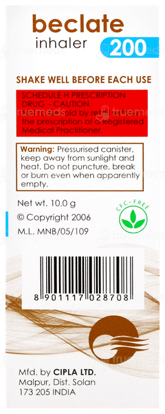 Beclate 200 Inhaler 200mdi