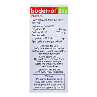 Budetrol 6/200 MCG Inhaler 120 Mdi