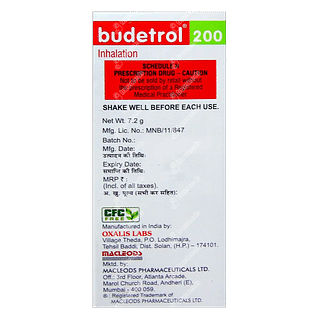 Budetrol 6/200 MCG Inhaler 120 Mdi