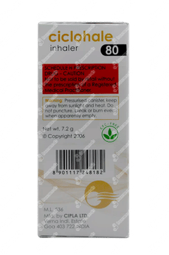 Ciclohale 80 Inhaler 120mdi