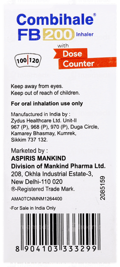 Combihale Fb 200 Inhaler 120mdi
