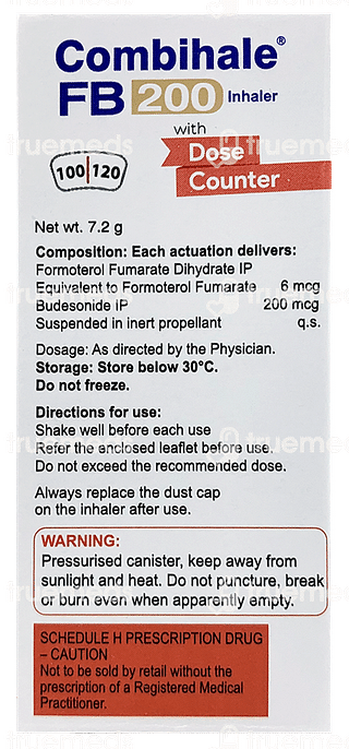 Combihale Fb 200 Inhaler 120mdi