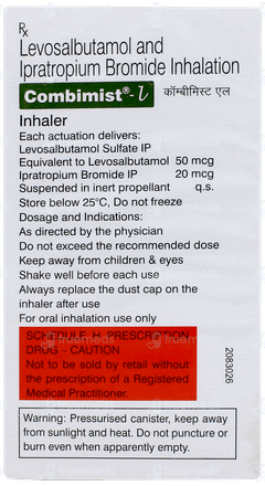 Combimist L Inhaler 200mdi