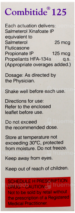 Combitide 125 Inhaler 120Mdi Combitide 125 Inhaler 120Mdi