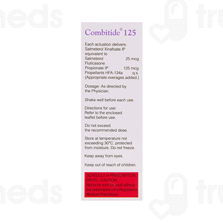 Combitide Starhaler 25/125 MCG Inhaler 120 Mdi
