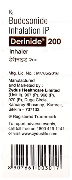Derinide 200 Inhaler 200mdi Derinide 200 Inhaler 200mdi