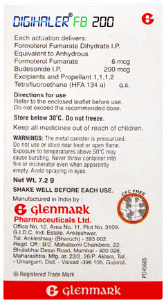 Digihaler Fb 200 Inhaler 120mdi