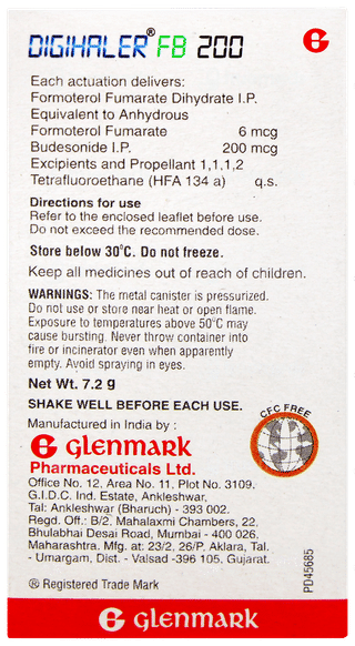 Digihaler Fb 200 Inhaler 120mdi