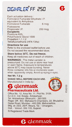 Digihaler Ff 250 Inhaler 120mdi Digihaler Ff 250 Inhaler 120mdi