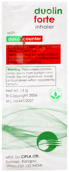 Duolin Forte Inhaler 200mdi Duolin Forte Inhaler 200mdi