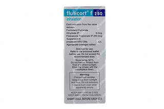 Fluticort F 6/250 MCG Inhaler 120