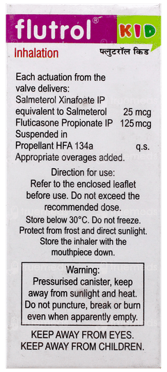 Flutrol Kid Inhalation 120Mdi Flutrol Kid Inhalation 120Mdi