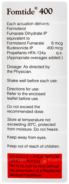 Fomtide 400 Inhaler 120mdi