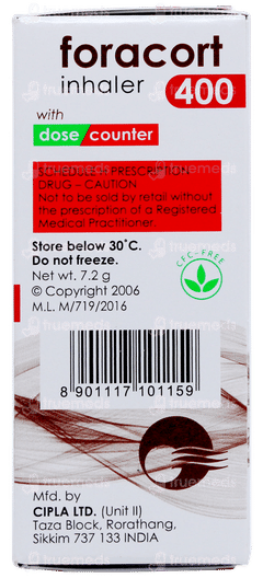 Foracort 400 Inhaler 120mdi Foracort 400 Inhaler 120mdi