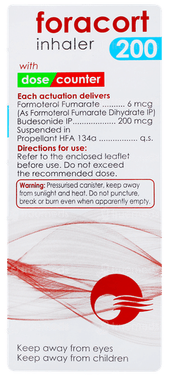 Foracort 200 Inhaler 120mdi Foracort 200 Inhaler 120mdi