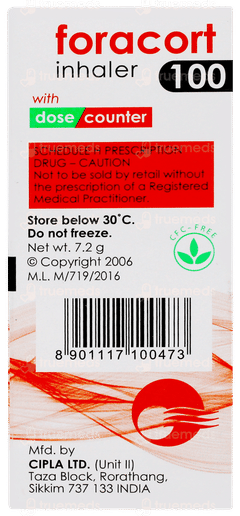 Foracort 100 Inhaler 120mdi