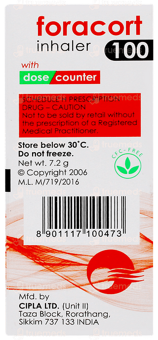 Foracort 100 Inhaler 120mdi