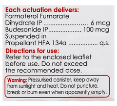 Foracort 100 Inhaler 120Mdi Foracort 100 Inhaler 120Mdi