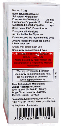 Forair 250 Inhaler 120mdi Forair 250 Inhaler 120mdi