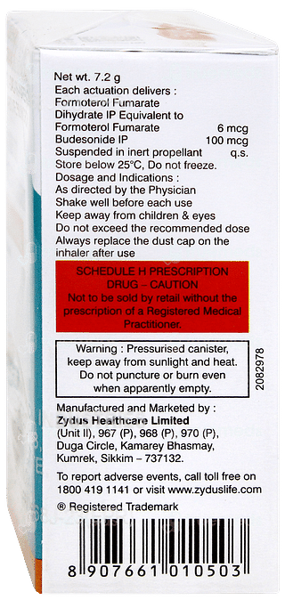 Formonide 100 Inhaler 120mdi