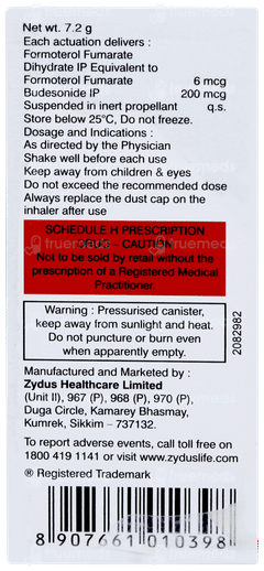Formonide 200 Inhaler 120mdi
