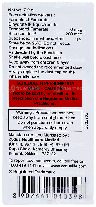 Formonide 200 Inhaler 120mdi