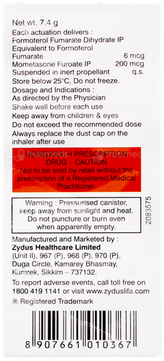 Formost 200 Inhaler 120mdi