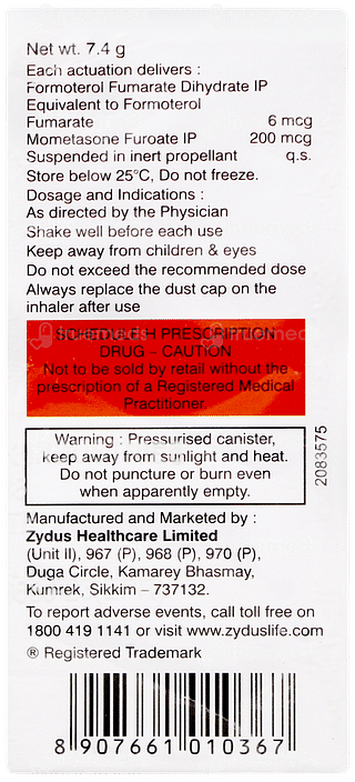 Formost 200 Inhaler 120mdi