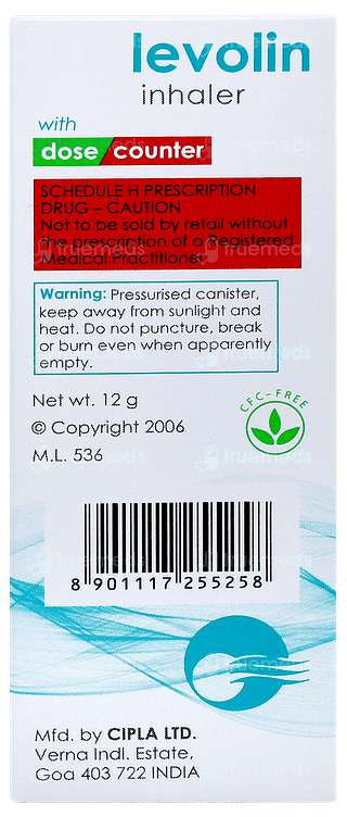 Levolin Inhaler 200mdi