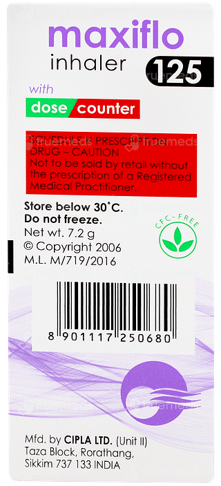 Maxiflo 125 Inhaler 120mdi