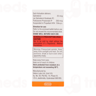 Quikhale Sf 250 Inhaler 120mdi